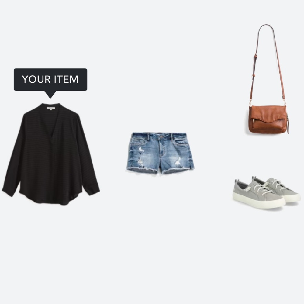 Monday Fun Maggie Relaxed Blouse in Black - Picture 9 of 11